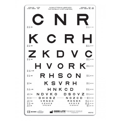 Sloan Buchstabentafel