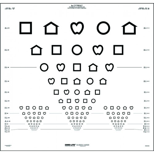 LEA Symbols ETDRS chart