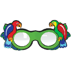Hyperopia Glasses, Parrot, +3.0 D