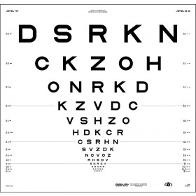 ETDRS original series 4 m – SLOAN letters, chart "2" - DSRKN