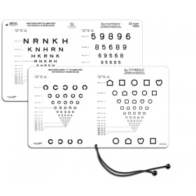 Near vision test chart – letters, LEA NUMBERS®, LR, LEA SYMBOLS® 4-1 , 40 cm