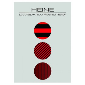 Patient Demonstration card for Lambda retinometer