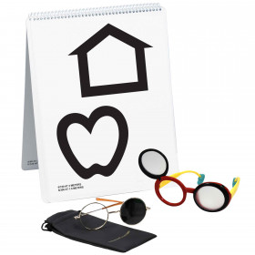 LEA SYMBOLS® – Low Vision book, Set (attached at the top)