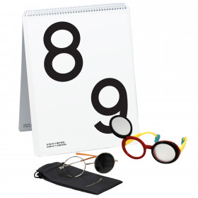 LEA NUMBERS® – Low Vision book, Set (attached at the top)