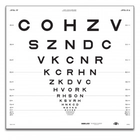 ETDRS "2000" – SLOAN letters, chart "1" COHZV, 4 m