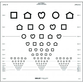 ETDRS chart – LEA SYMBOLS® (3 m)