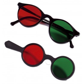 Red green glasses clearance