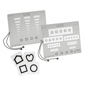 LEA symbols near vision screener-set