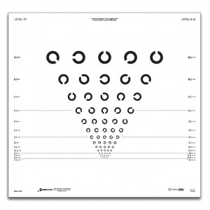 ETDRS 8 positions (3 m)  Landolt C chart (3 m) scrambled version, 3 m, sacrambled version