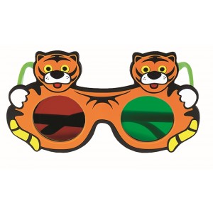 Rotgrünbrille Tiger