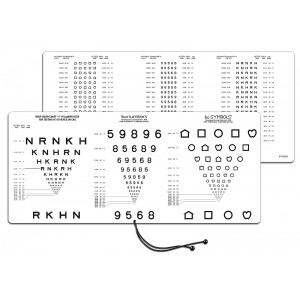 Near vision test chart – letters, LEA NUMBERS®, LEA SYMBOLS® 3-1 (40 cm)