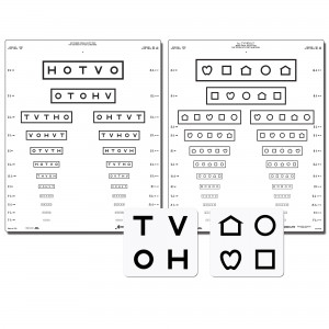 LEA Symbole HOTV Screening-Tafel (Massachusetts 3m)