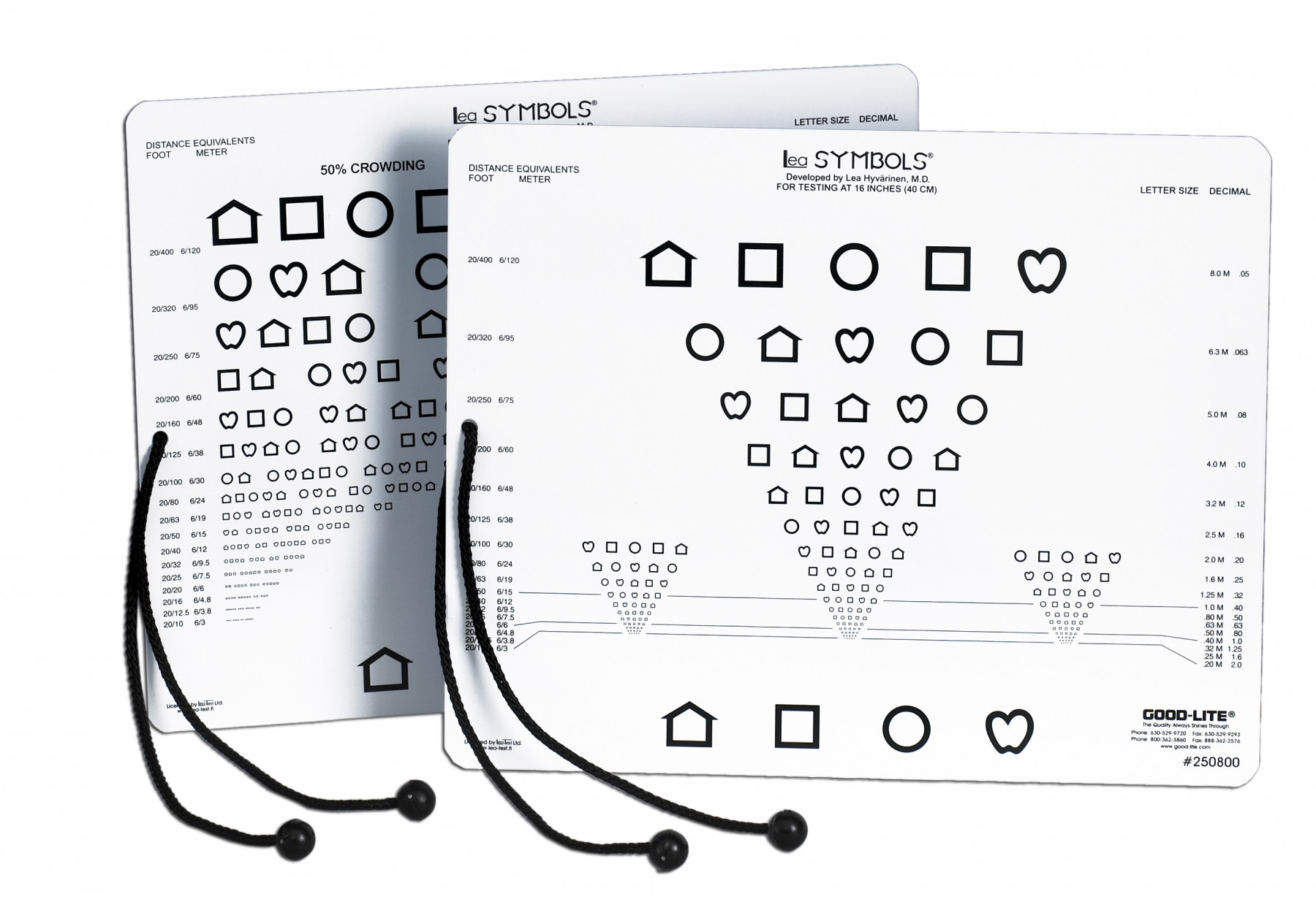 LEA Nahtest Karte (Symbole) Eyesfirst.eu