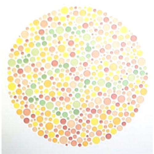 Ishihara Farbtest (8 Seiten), Linien
