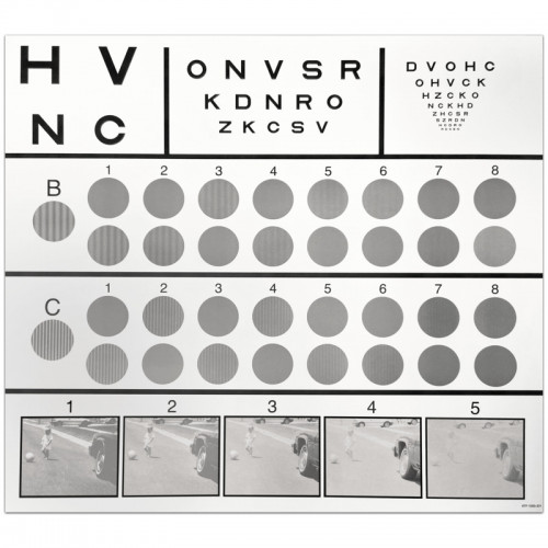 CSV-1000S Kontrasttafel