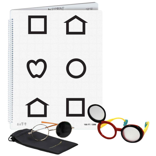 LEA Low Vision Buch Symbole, Set left bound