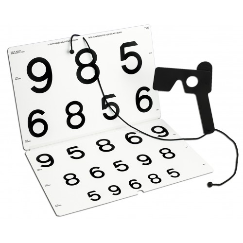 LEA Low -Vision-Tafel (Zahlen)