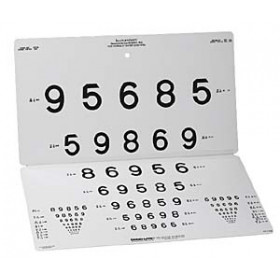 Falttafel LEA™-Zahlen (mit 15 Linien, 3 m)