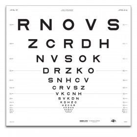 ETDRS "2000" – SLOAN-Buchstaben, Tafel "3" RNOVS (4 m)