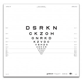 ETDRS-Originalserie 2 m – SLOAN-Buchstaben, Tafel "2" DSRKN