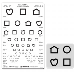 LEA Symbole 12 Linien Set 4 m, Wiederholungsgr. lichtdurchlässig