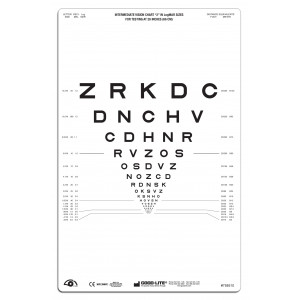 SLOAN Buchstaben-Tafel "2", lichtdurchlässig 66 cm