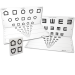 LEA™ -Symbole/E-Haken, Falttafel für 4 m / 5 m