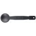 Lochblenden-Okkluder, schwarz, langer Griff, eine zentrale Lochblende
